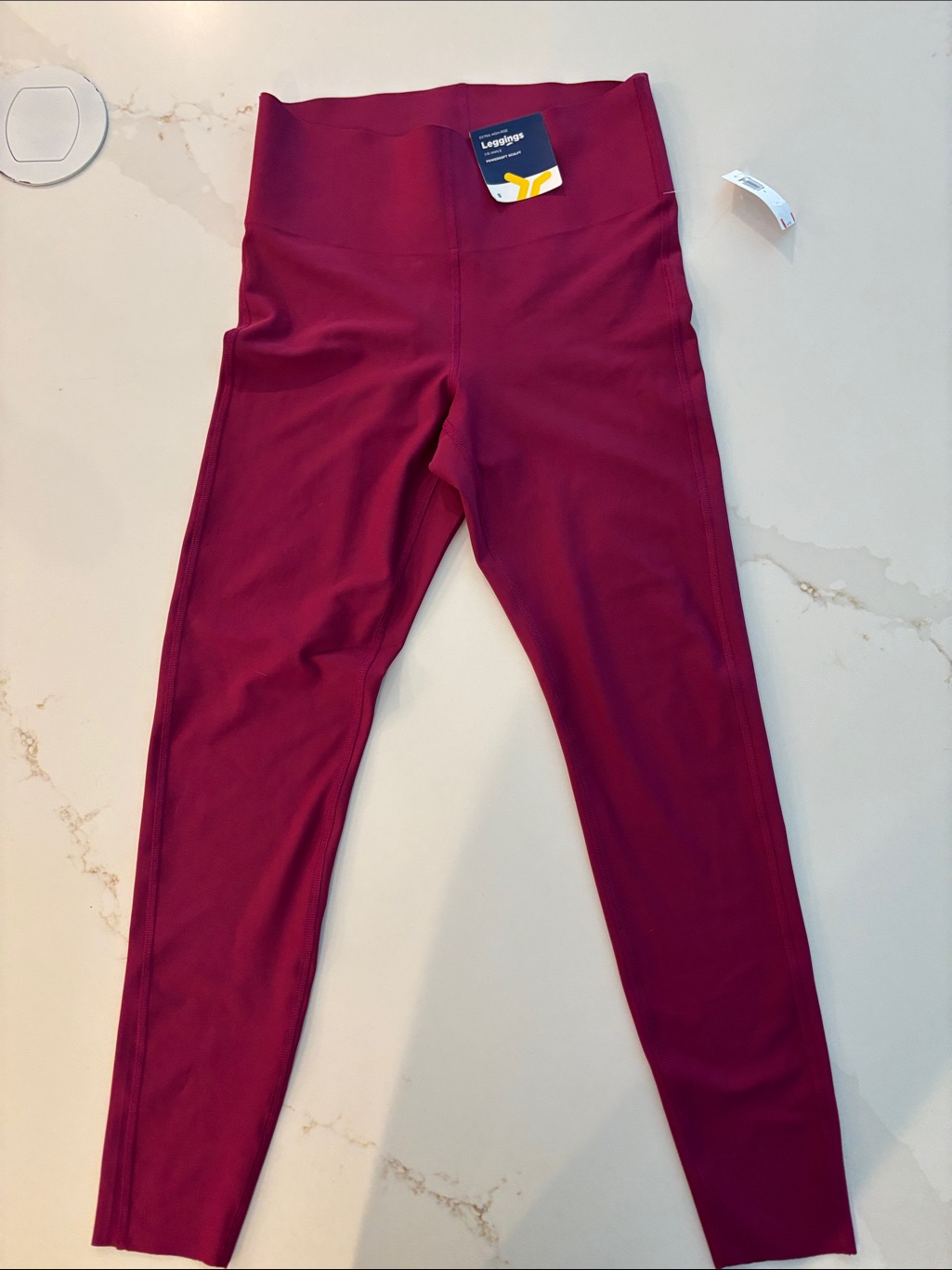 Old Navy Wine-Red High-Waist Leggings